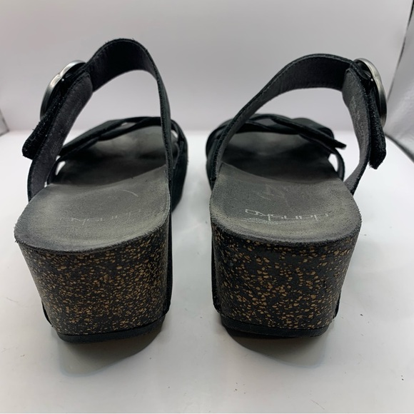 Women’s Black Susie Dansko casual comfortable shoes sandals size 38 US 7-7.5 - Picture 5 of 10